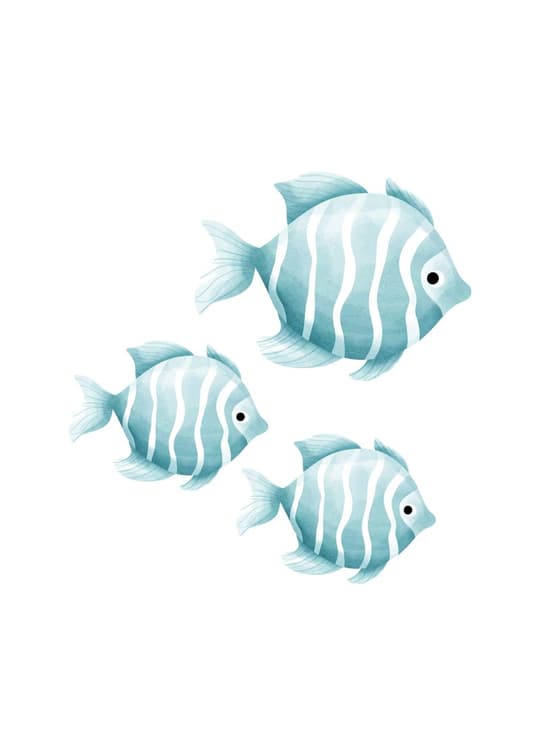 Striped Tropical Fish