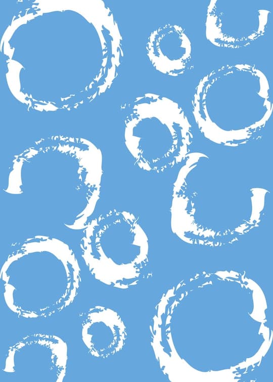 Circular Forms Abstract Blue