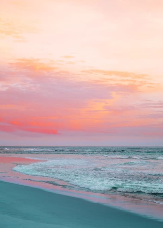 Pastel Sunset Beach