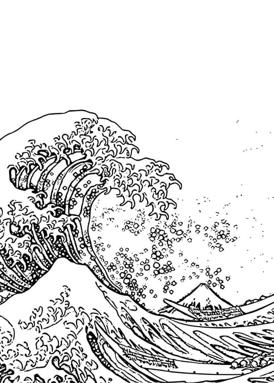 The Great Wave at Kanagawa
