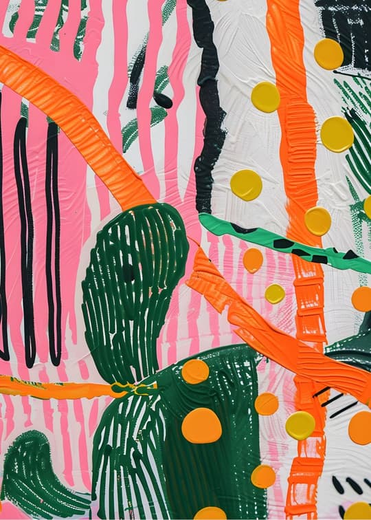 Desert Bloom Abstraction