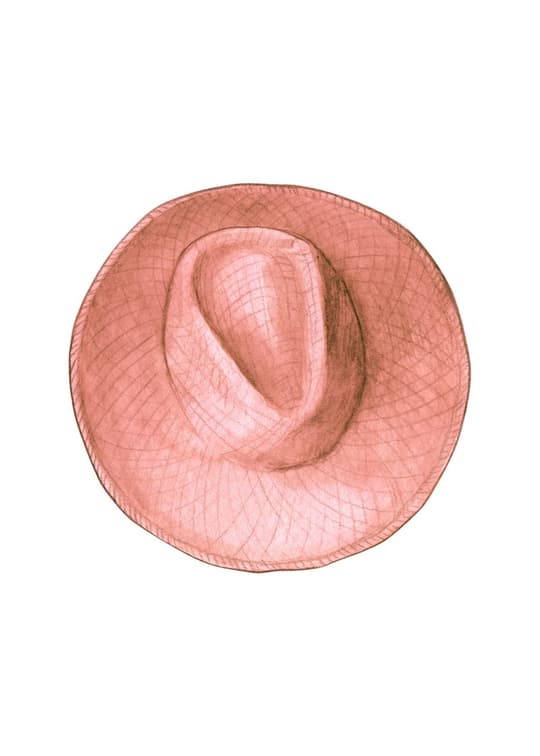 Straw Hat from Above