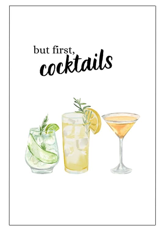 But First, Cocktails