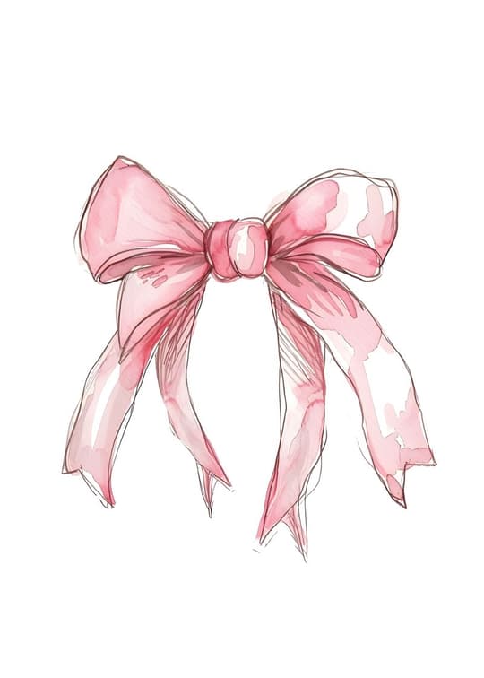 Pink Ribbon Bow