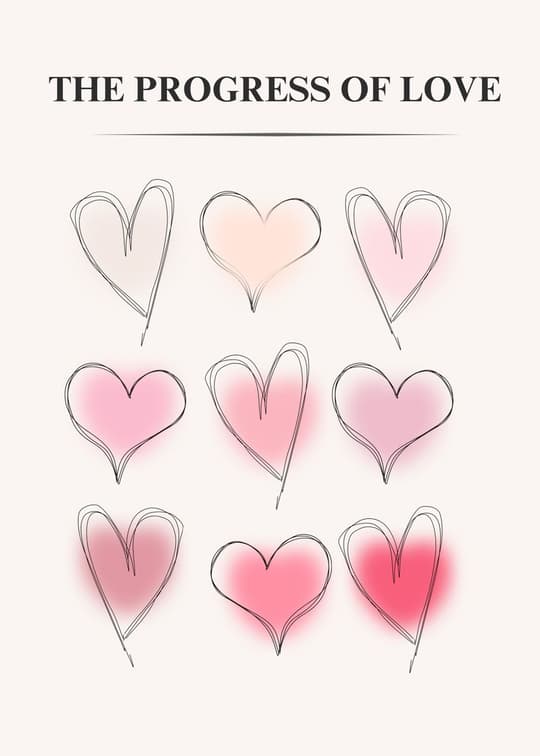 The Progress of Love