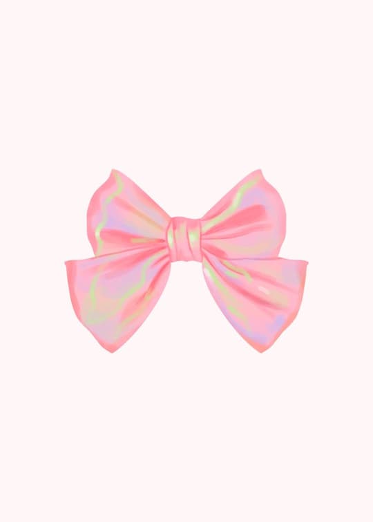 Pink Gradient Bow