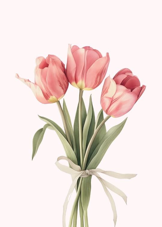 Pink Tulips Bouquet