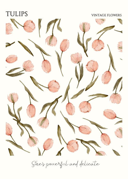 Tulips - Vintage Flowers