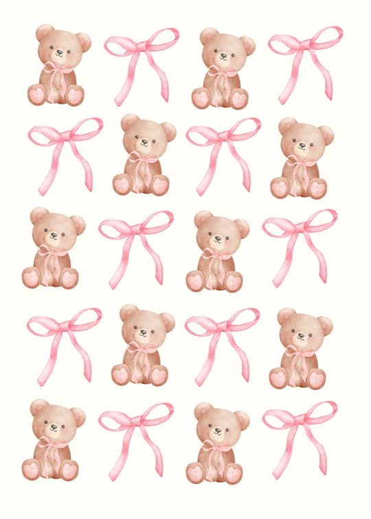 Teddy Bears and Pink Bows