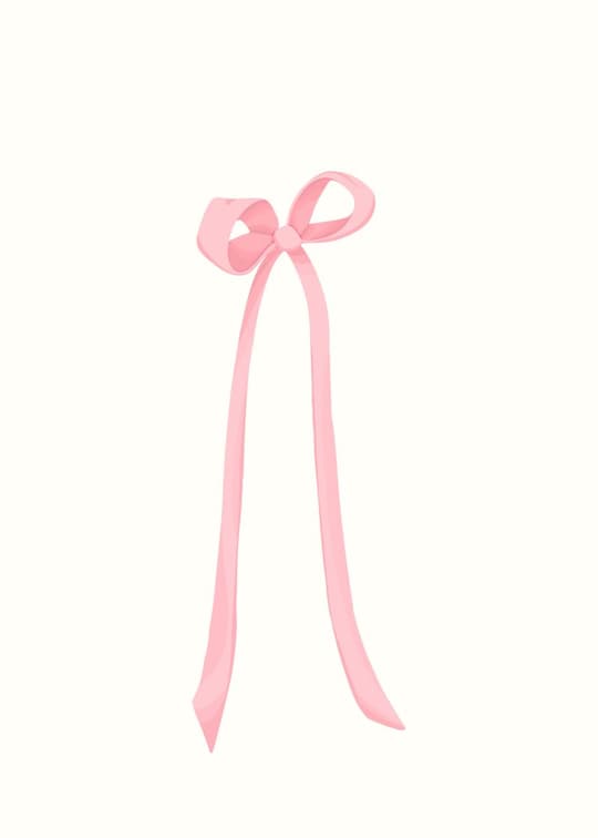 Pink Ribbon Bow