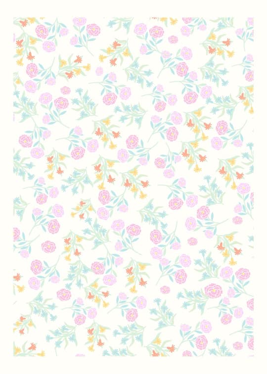 Pastel Floral Garden