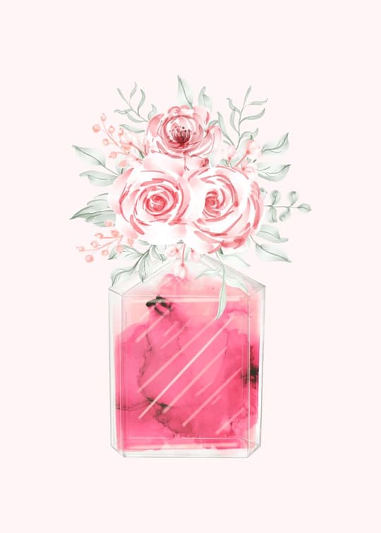 Pink Perfume Bouquet