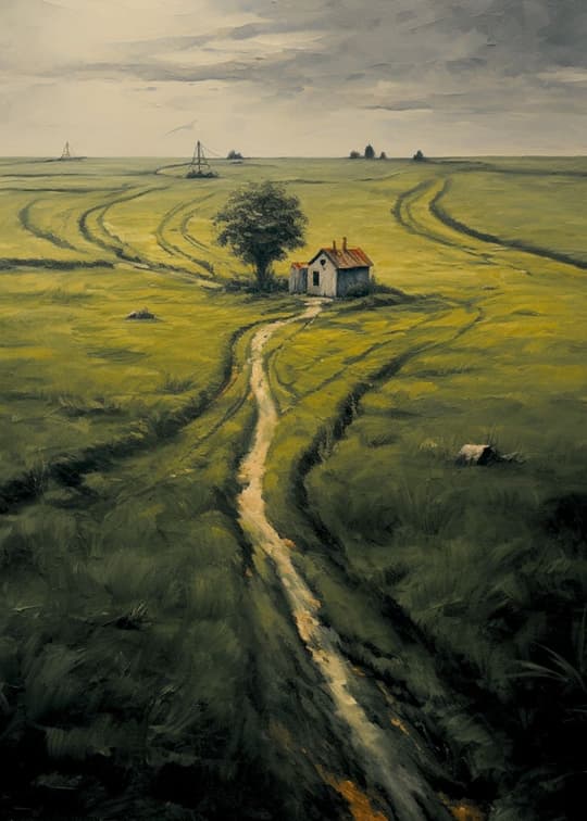 Farmhouse in the Fields