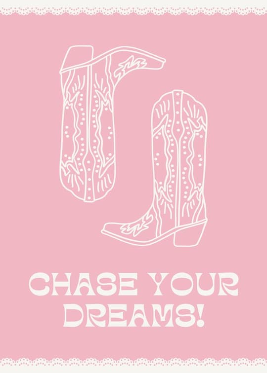 Chase Your Dreams Cowboy Boots