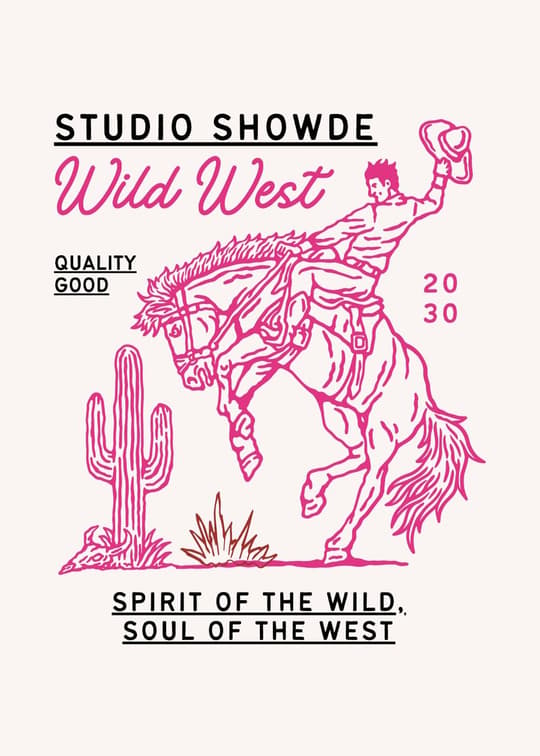 Wild West Bucking Horse