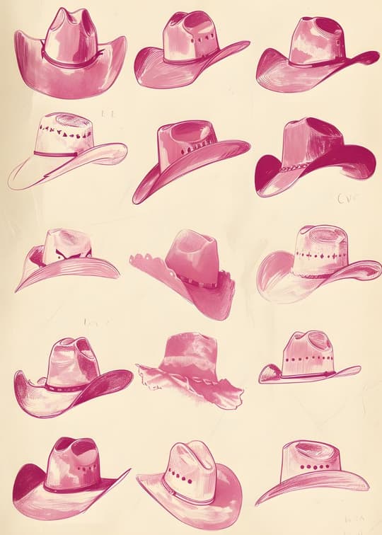 Cowboy Hat Studies