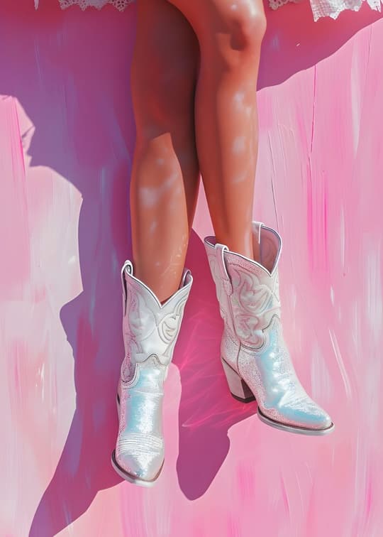 Glitter Boots & Lace