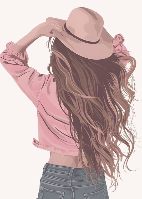 Cowgirl Hat Pose