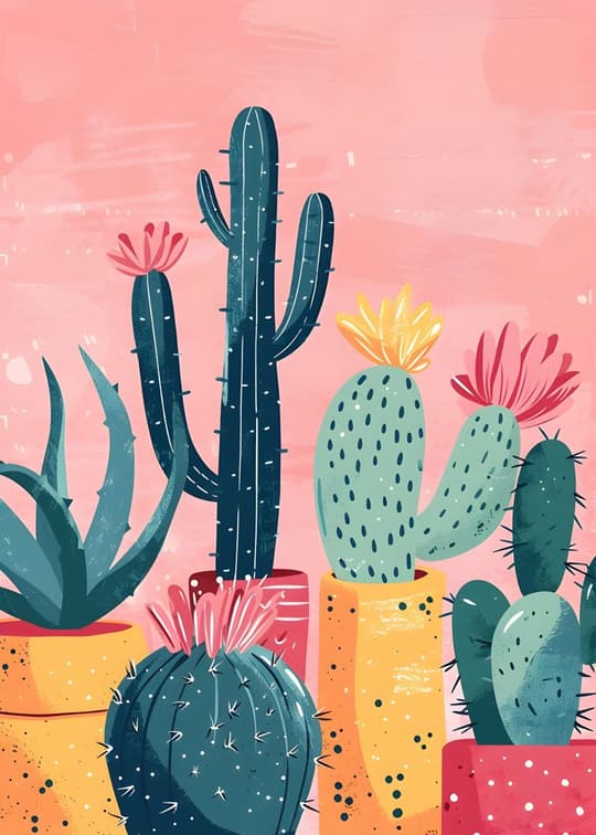 Desert Cactus Garden