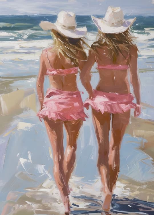 Cowgirl Summer by the Beach