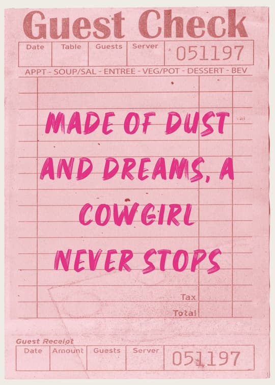 Made of Dust and Dreams Cowgirl