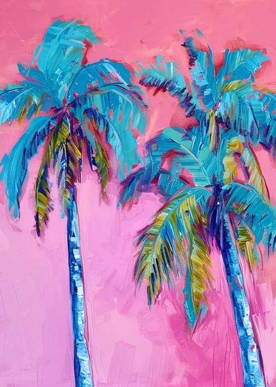 Neon Palms
