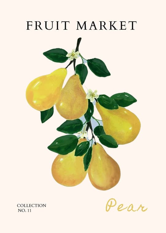 Fruit Market Pear