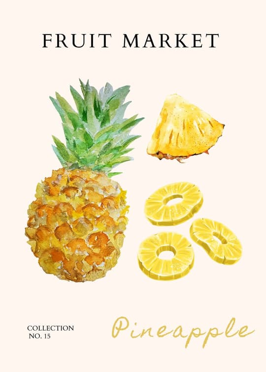 Fruit Market: Pineapple