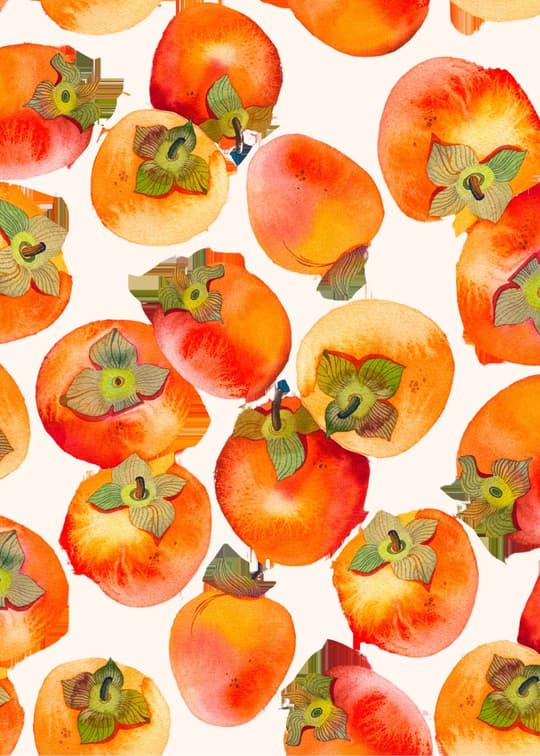 Medlar Fruits Pattern