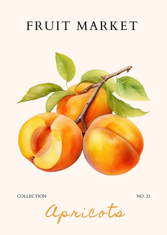 Fruit Market Apricots