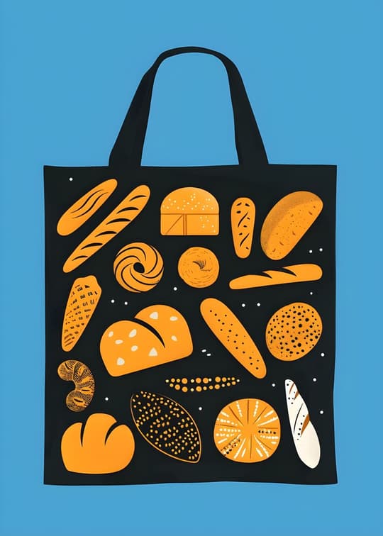 Bakery Tote Bag Design