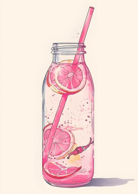 Pink Lemonade Bottle