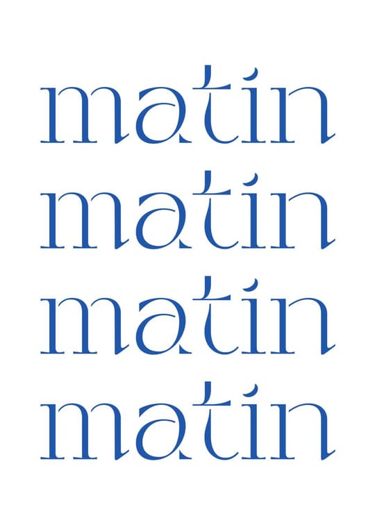 Matín Typography Art