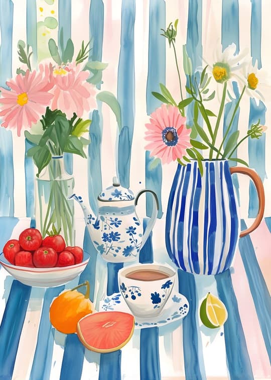 Morning Florals & Citrus