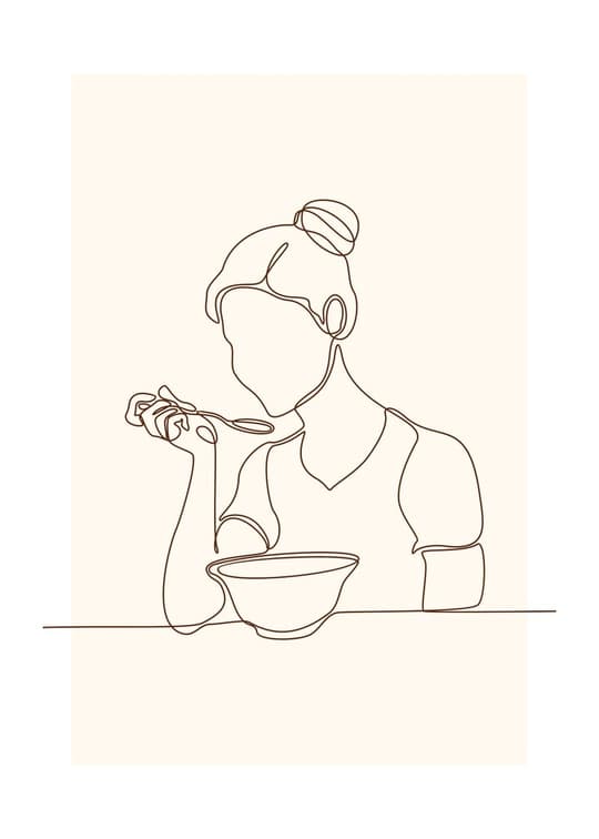 Woman Cooking