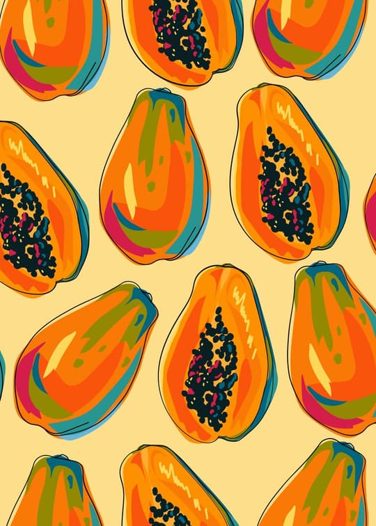 Papaya Pattern