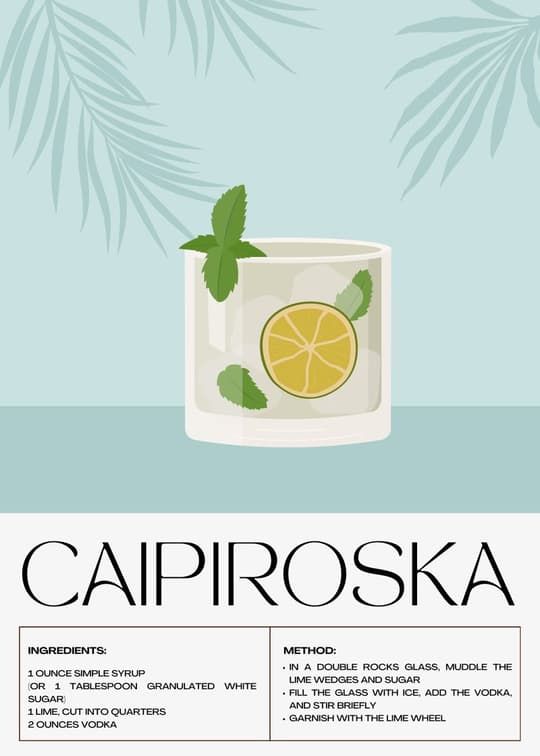 Caipiroska Cocktail