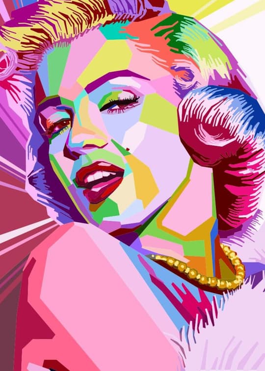 Colorful Pop Art Portrait