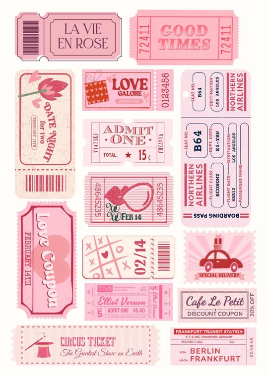 Vintage Ticket & Pass Collection