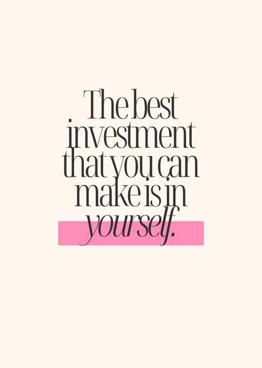 The Best Investment