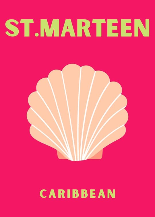 St. Marteen Caribbean Shell