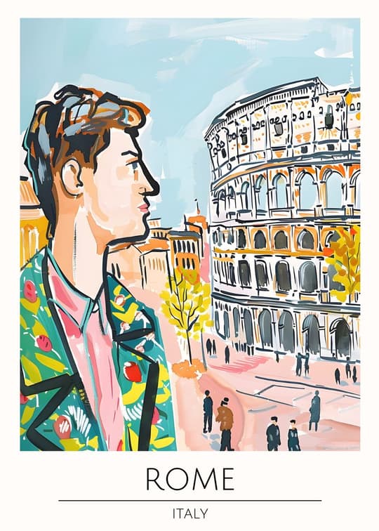 Rome Italy Travel Portrait