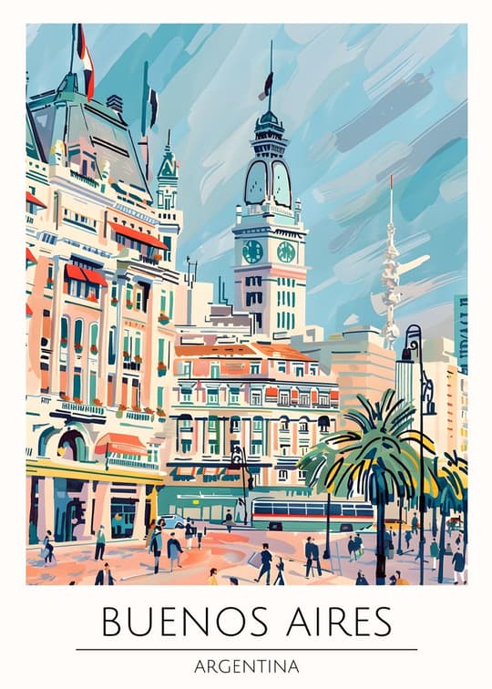 Buenos Aires Street Scene