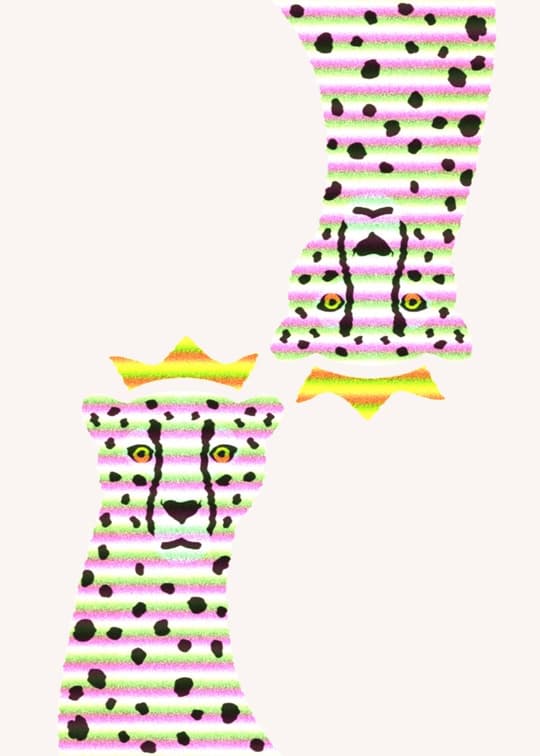 Striped Cats with Golden Eyes