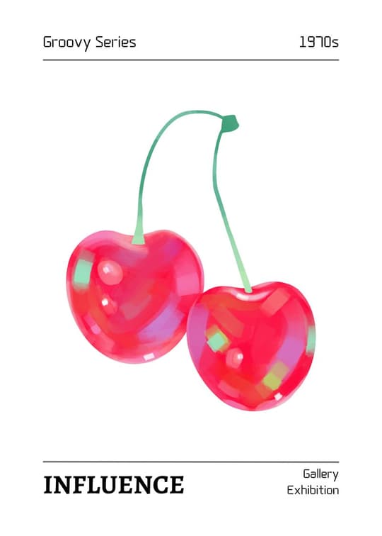 Groovy Cherry Pair