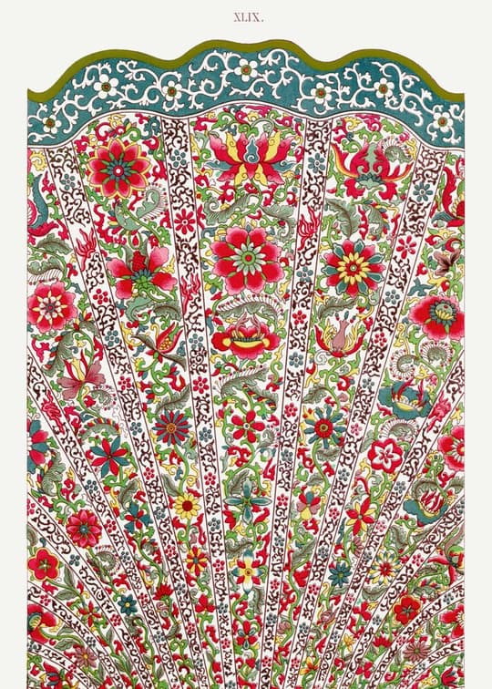 Ornamental Floral Panel XLIX