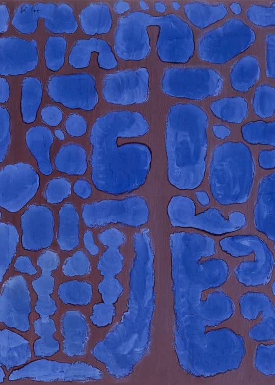 Blue Organic Forms on Earth