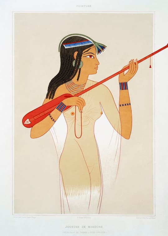 Joueuse de Mandore