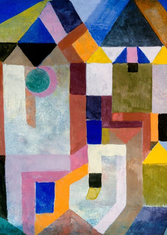 Geometric Abstraction with Colored Forms
