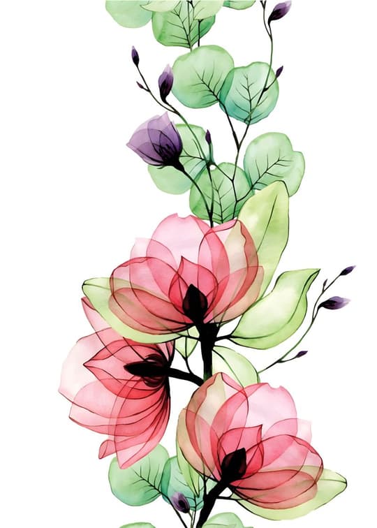 Translucent Floral Arrangement
